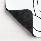 Tapis De Souris Émission radio torche assis Coyote sur une souris  (Coin)