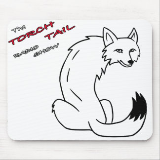 Tapis De Souris Émission radio torche assis Coyote sur une souris 