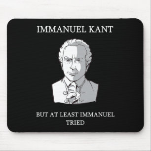Tapis De Souris Emmanuel Kant Funny Philosophie Dire Don