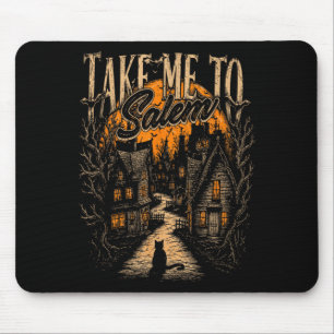 Tapis De Souris Emmène-moi à M Art Vintage Halloween