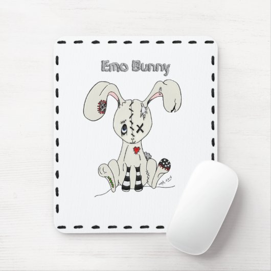 Tapis De Souris Emo Bunny (Avec souris)
