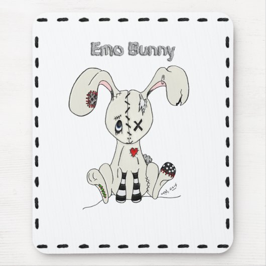 Tapis De Souris Emo Bunny (Devant)