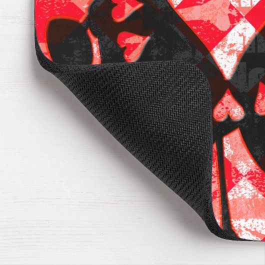 Tapis De Souris Emo Love Heart Paint Splatter (Coin)