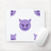 Tapis De Souris emoji diable (Avec souris)