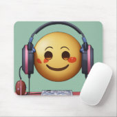 Tapis De Souris Emoji Lofi Mousepad esthétique - bureau de cuisine (Avec souris)