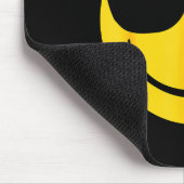 Tapis De Souris Emoji Retro Sungles Yellow Smile Face  (Coin)