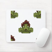 Tapis De Souris emoji zombie (Avec souris)