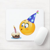 Tapis De Souris émoticône anniversaire (Avec souris)