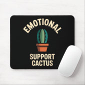 Tapis De Souris Emotional Suprt Cactus Funny Succulent Humor Outfi (Avec souris)