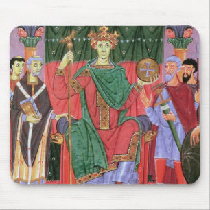 Tapis De Souris Empereur romain saint Otto de Mme Cim.4453 f.42r