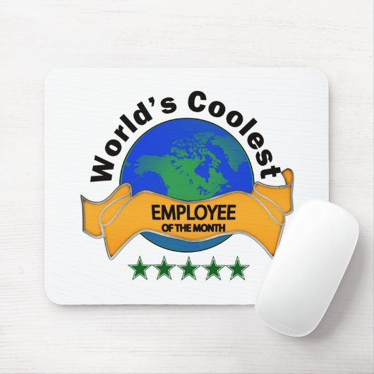 Tapis De Souris Employé du mois (Avec souris)