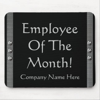 Tapis De Souris Employé du mois ! Société Mousepad