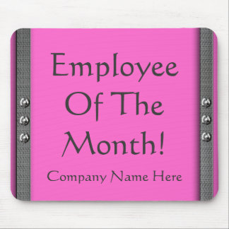 Tapis De Souris Employé du mois ! Société Mousepad