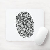 Tapis De Souris Empreinte (Avec souris)