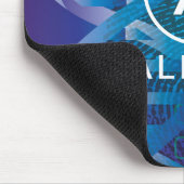 Tapis De Souris Empreinte ADN Nom Monogramme Science Médicale (Coin)