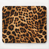 Tapis De Souris Empreinte de léopard Brown chic (Devant)