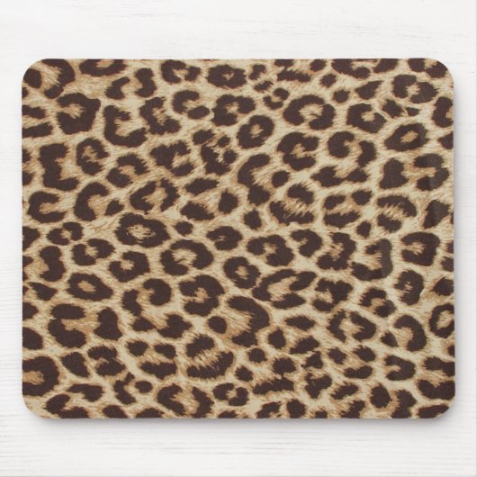 Tapis De Souris Empreinte de léopard classique Mousepad (Devant)