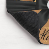 Tapis De Souris Empreinte de léopard et Bow (Coin)