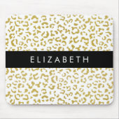 Tapis De Souris Empreinte de léopard, Leopard d'or, Parties scinti (Devant)