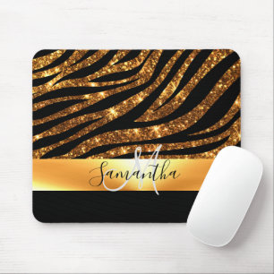 Tapis De Souris Empreinte de léopard parties scintillant