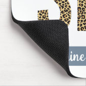 Tapis De Souris Empreinte de léopard Pathologiste de la parole per (Coin)