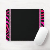 Tapis De Souris Empreinte de léopard rose (Avec souris)