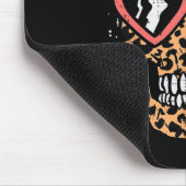Tapis De Souris Empreinte de léopard Skull Skeleton Drôle Hallowee (Coin)