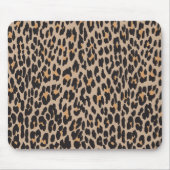Tapis De Souris Empreinte de léopard, Spots de léopard, Leopard Br (Devant)