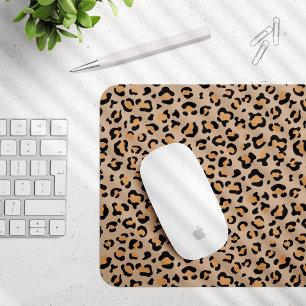 Tapis De Souris Empreinte de léopard, Spots de léopard, Leopard Br