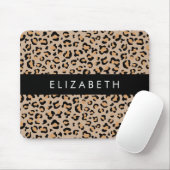 Tapis De Souris Empreinte de léopard, Spots, Leopard Brown, Votre (Avec souris)
