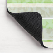 Tapis De Souris Empreinte de léopard sur arrière - plan rayé. (Coin)