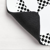 Tapis De Souris Empreinte de patte de chien avec Arrière - plan de (Coin)