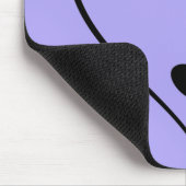 Tapis De Souris Empreinte de patte de chien avec coeur (Coin)