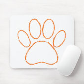 Tapis De Souris Empreinte de patte de chiot (Avec souris)