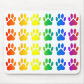 Tapis De Souris Empreinte Rainbow Chien (Devant)