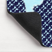 Tapis De Souris Empreintes bébé (Garçon) (Coin)