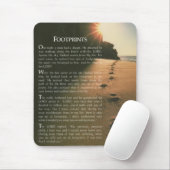 Tapis De Souris Empreintes de pas (Avec souris)