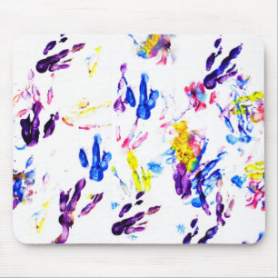 Tapis De Souris empreintes de pas de pingouin