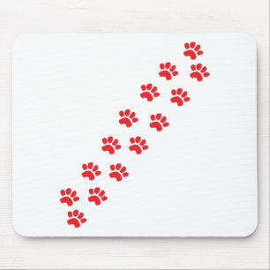 Tapis De Souris Empreintes de pattes