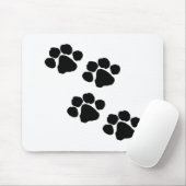 Tapis De Souris Empreintes de pattes (Avec souris)
