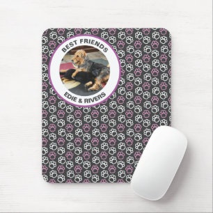 Tapis de souris empreintes de pattes de chien mign