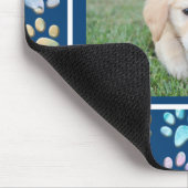 Tapis De Souris Empreintes de pattes et photo (Coin)