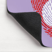 Tapis De Souris Empreintes digitales du drapeau maori (Coin)