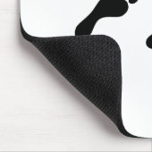 Tapis De Souris empreintes noires (Coin)