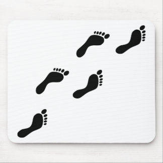 Tapis De Souris empreintes noires