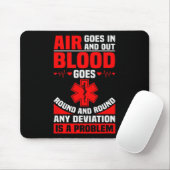Tapis De Souris Ems Infirmière Devis Ambulance Pilote Emt Paramètr (Avec souris)