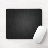 Tapis de souris en acier noir (Avec souris)