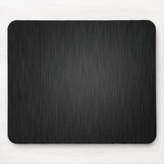 Tapis de souris en acier noir (Devant)