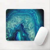 Tapis de souris en agate bleue (Avec souris)