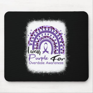 Tapis De Souris En août nous portons violet Rainbow Overdose Award